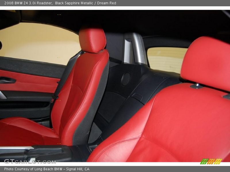 Black Sapphire Metallic / Dream Red 2008 BMW Z4 3.0i Roadster