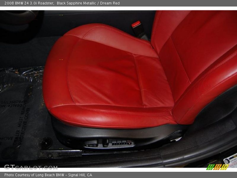 Black Sapphire Metallic / Dream Red 2008 BMW Z4 3.0i Roadster