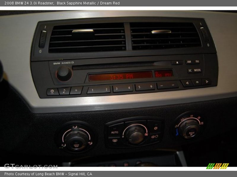 Black Sapphire Metallic / Dream Red 2008 BMW Z4 3.0i Roadster