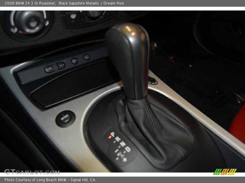 Black Sapphire Metallic / Dream Red 2008 BMW Z4 3.0i Roadster