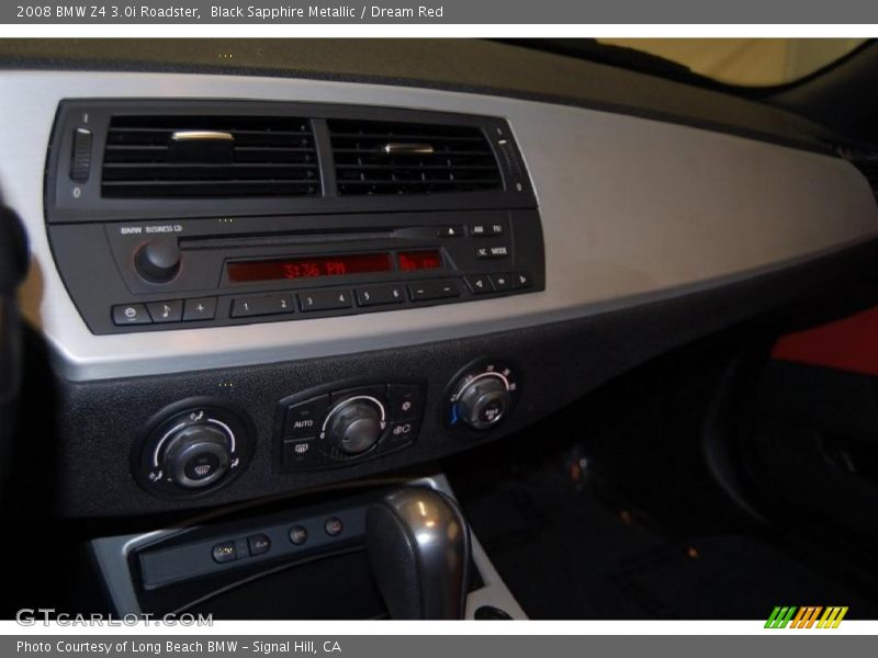Black Sapphire Metallic / Dream Red 2008 BMW Z4 3.0i Roadster