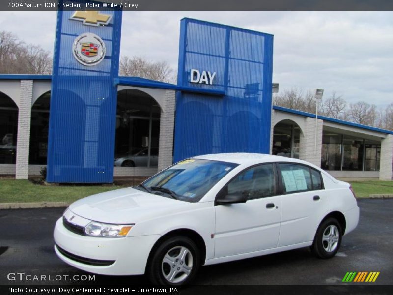 Polar White / Grey 2004 Saturn ION 1 Sedan