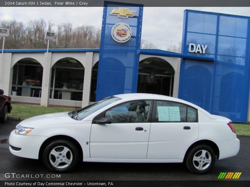 Polar White / Grey 2004 Saturn ION 1 Sedan