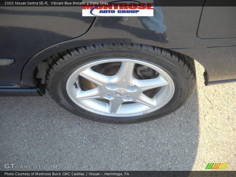 Vibrant Blue Metallic / Stone Gray 2003 Nissan Sentra SE-R