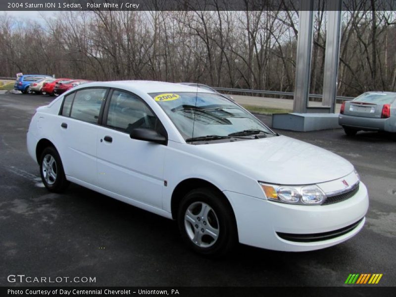 Polar White / Grey 2004 Saturn ION 1 Sedan