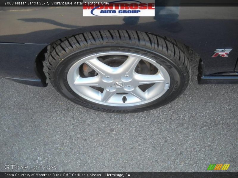 Vibrant Blue Metallic / Stone Gray 2003 Nissan Sentra SE-R