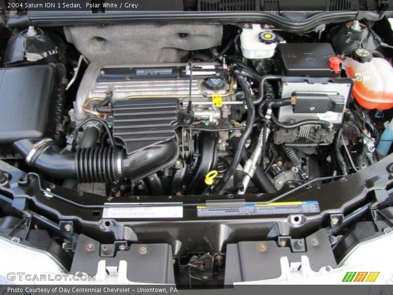 Polar White / Grey 2004 Saturn ION 1 Sedan