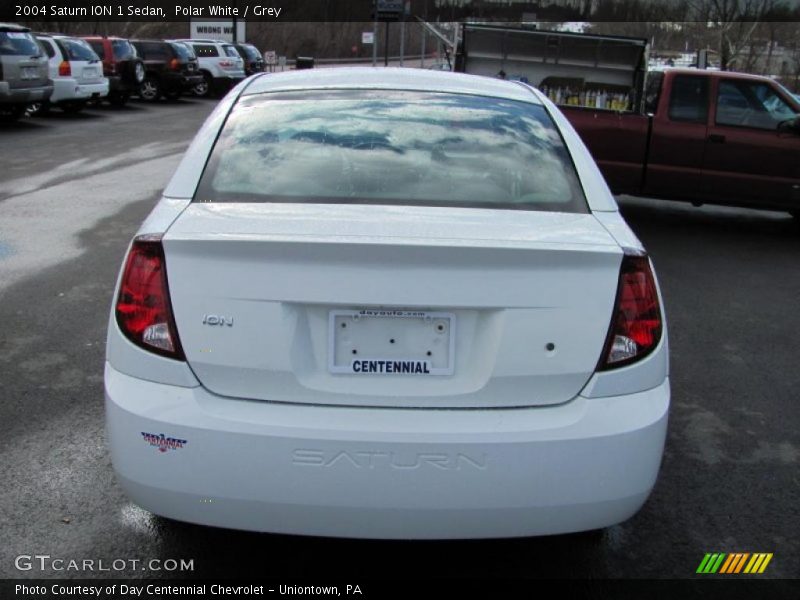 Polar White / Grey 2004 Saturn ION 1 Sedan