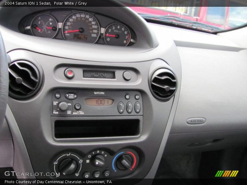 Polar White / Grey 2004 Saturn ION 1 Sedan