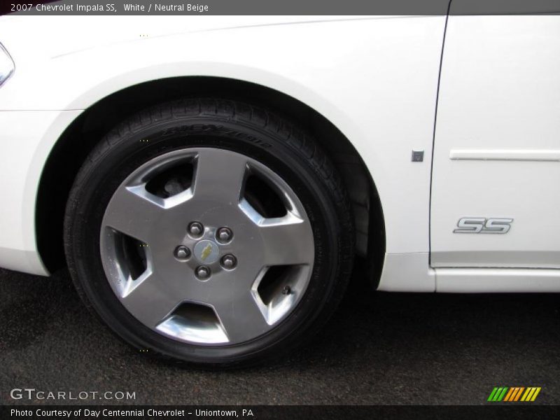White / Neutral Beige 2007 Chevrolet Impala SS