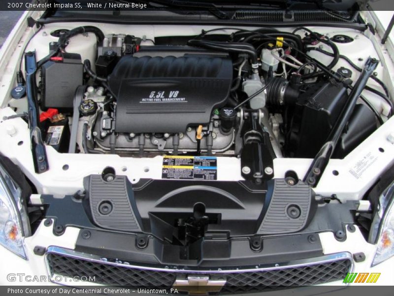 White / Neutral Beige 2007 Chevrolet Impala SS