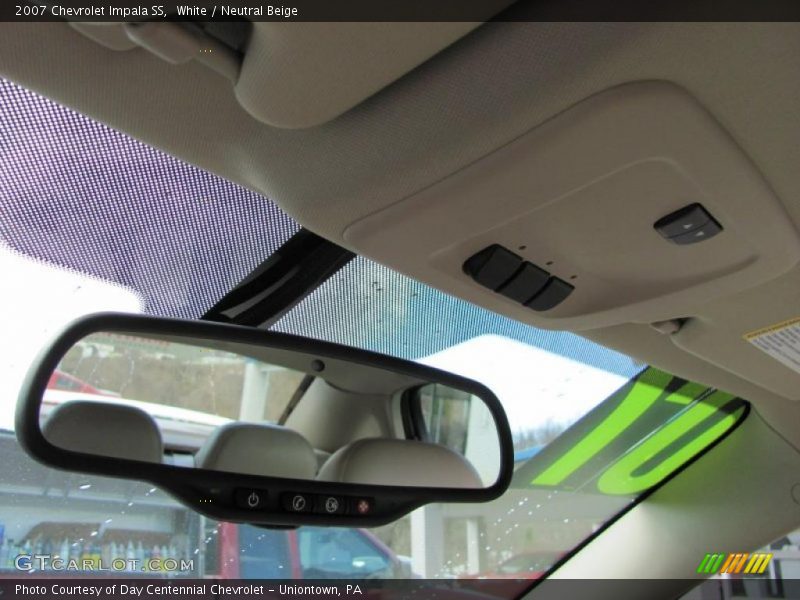 White / Neutral Beige 2007 Chevrolet Impala SS