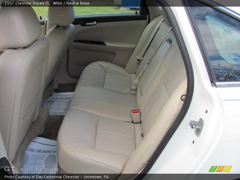 White / Neutral Beige 2007 Chevrolet Impala SS