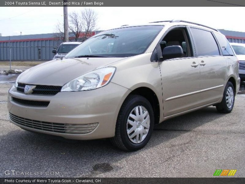 Desert Sand Mica / Fawn Beige 2004 Toyota Sienna LE