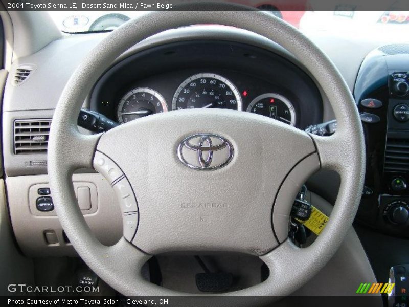 Desert Sand Mica / Fawn Beige 2004 Toyota Sienna LE