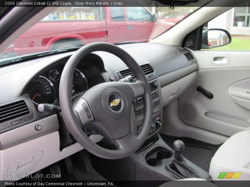 Silver Moss Metallic / Gray 2009 Chevrolet Cobalt LS XFE Coupe