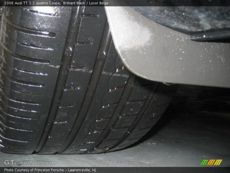 Brilliant Black / Luxor Beige 2008 Audi TT 3.2 quattro Coupe