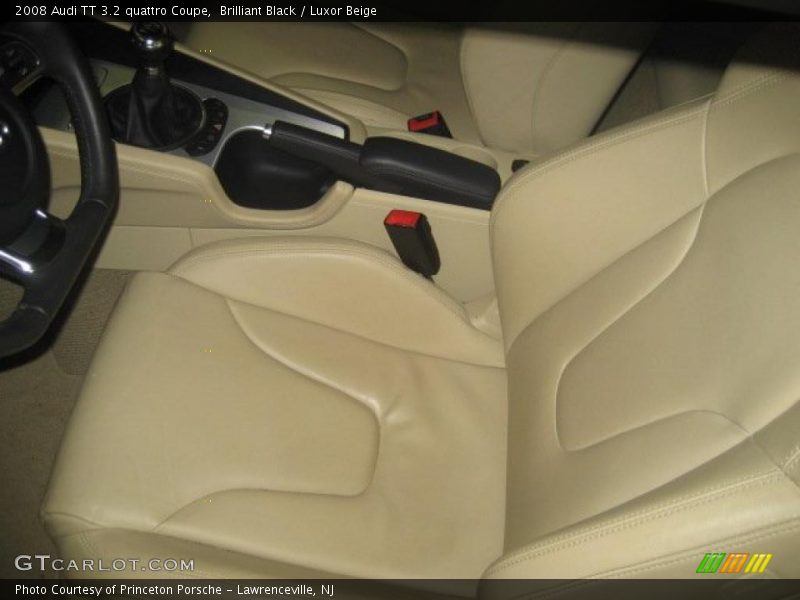 Brilliant Black / Luxor Beige 2008 Audi TT 3.2 quattro Coupe