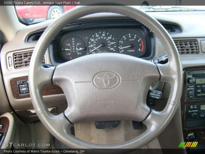 Antique Sage Pearl / Oak 2000 Toyota Camry XLE