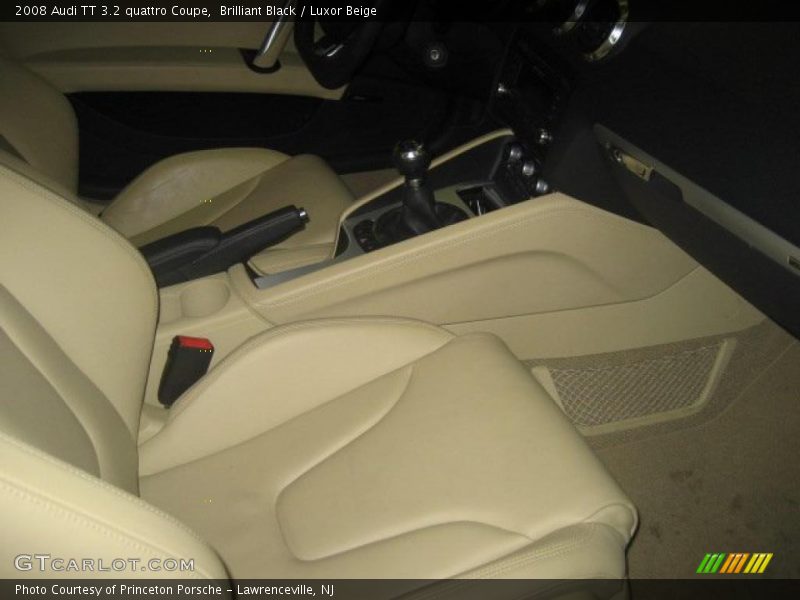Brilliant Black / Luxor Beige 2008 Audi TT 3.2 quattro Coupe