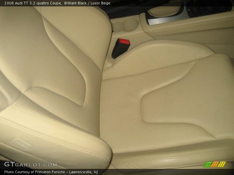 Brilliant Black / Luxor Beige 2008 Audi TT 3.2 quattro Coupe