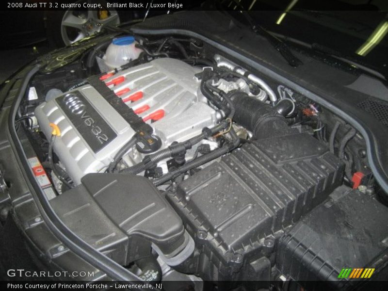 Brilliant Black / Luxor Beige 2008 Audi TT 3.2 quattro Coupe