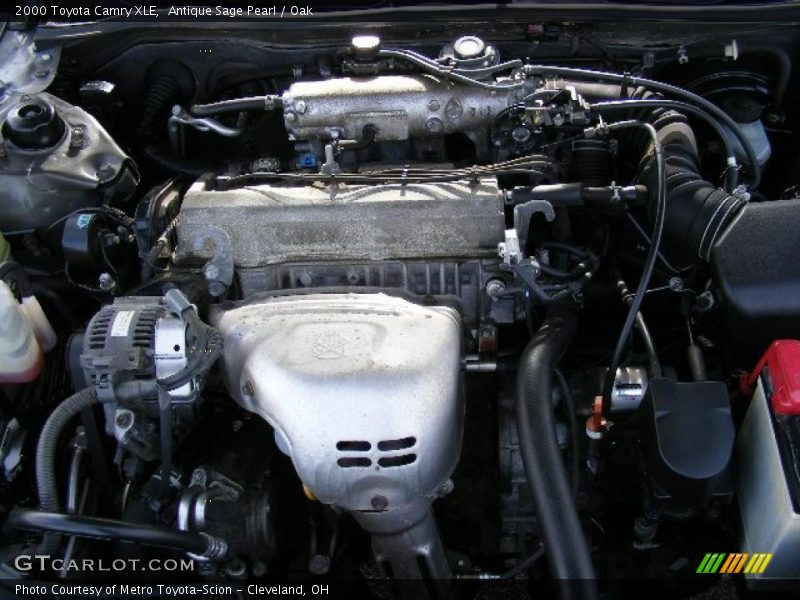Antique Sage Pearl / Oak 2000 Toyota Camry XLE