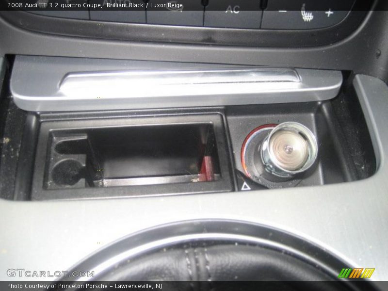 Brilliant Black / Luxor Beige 2008 Audi TT 3.2 quattro Coupe