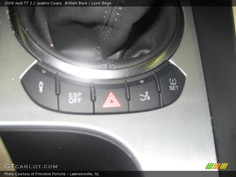 Brilliant Black / Luxor Beige 2008 Audi TT 3.2 quattro Coupe
