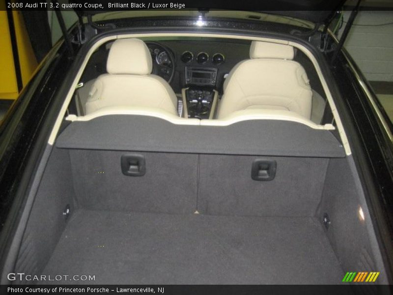 Brilliant Black / Luxor Beige 2008 Audi TT 3.2 quattro Coupe