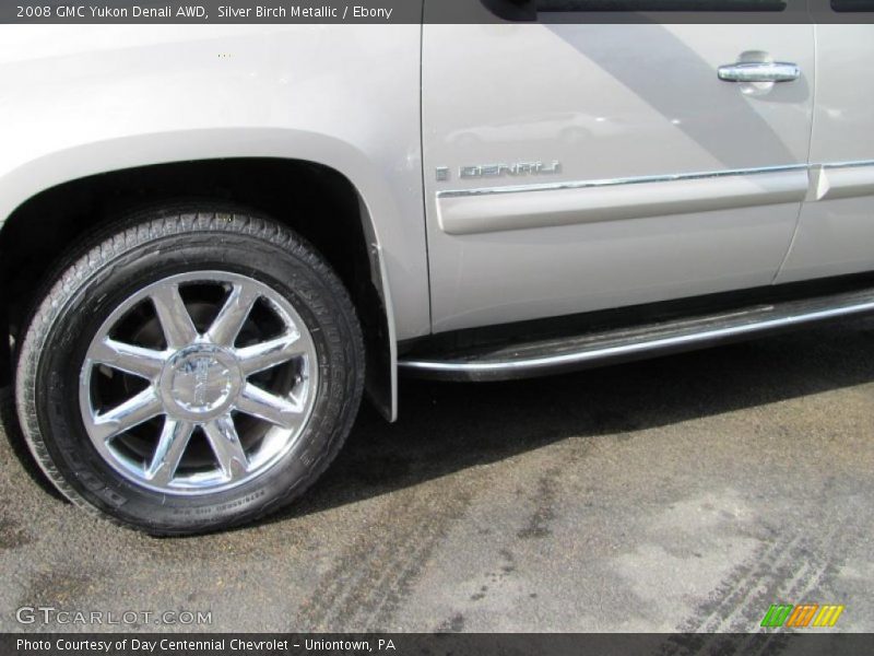 Silver Birch Metallic / Ebony 2008 GMC Yukon Denali AWD
