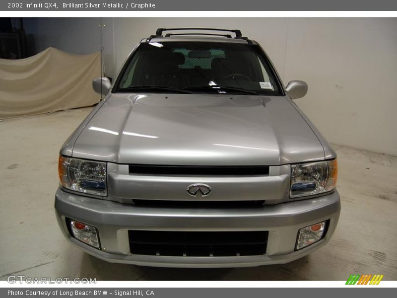 Brilliant Silver Metallic / Graphite 2002 Infiniti QX4