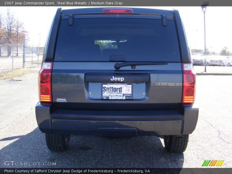 Steel Blue Metallic / Medium Slate Gray 2007 Jeep Commander Sport