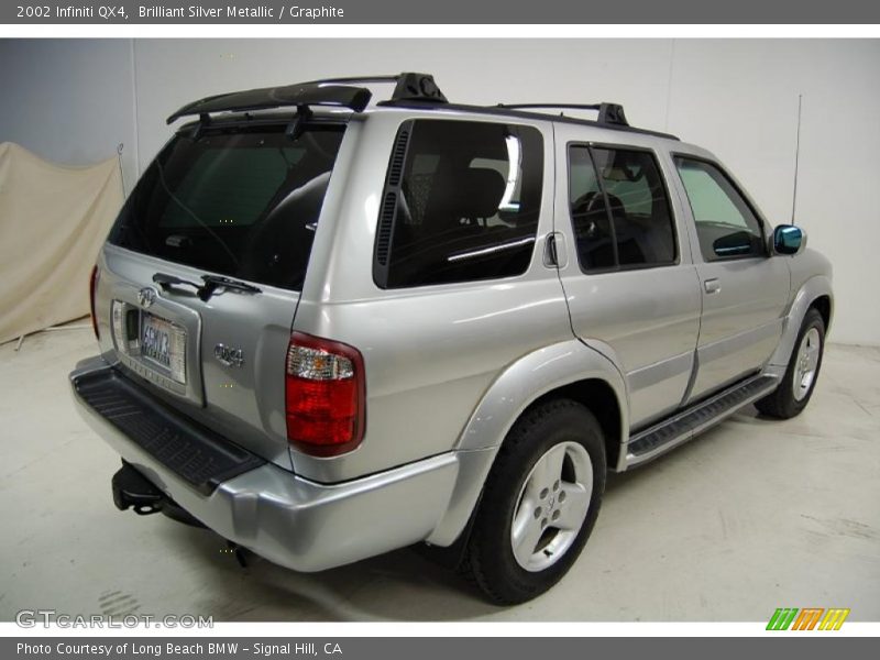 Brilliant Silver Metallic / Graphite 2002 Infiniti QX4