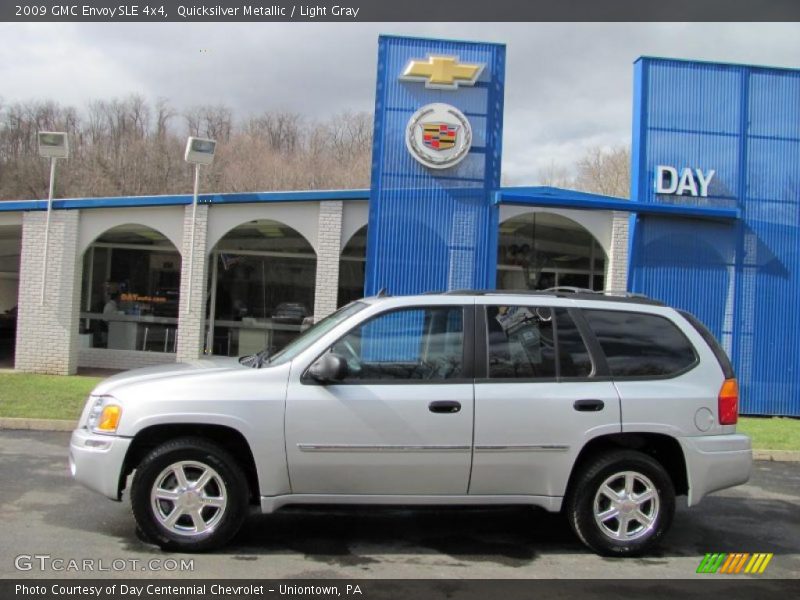 Quicksilver Metallic / Light Gray 2009 GMC Envoy SLE 4x4