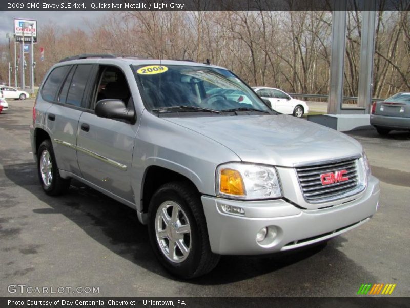 Quicksilver Metallic / Light Gray 2009 GMC Envoy SLE 4x4
