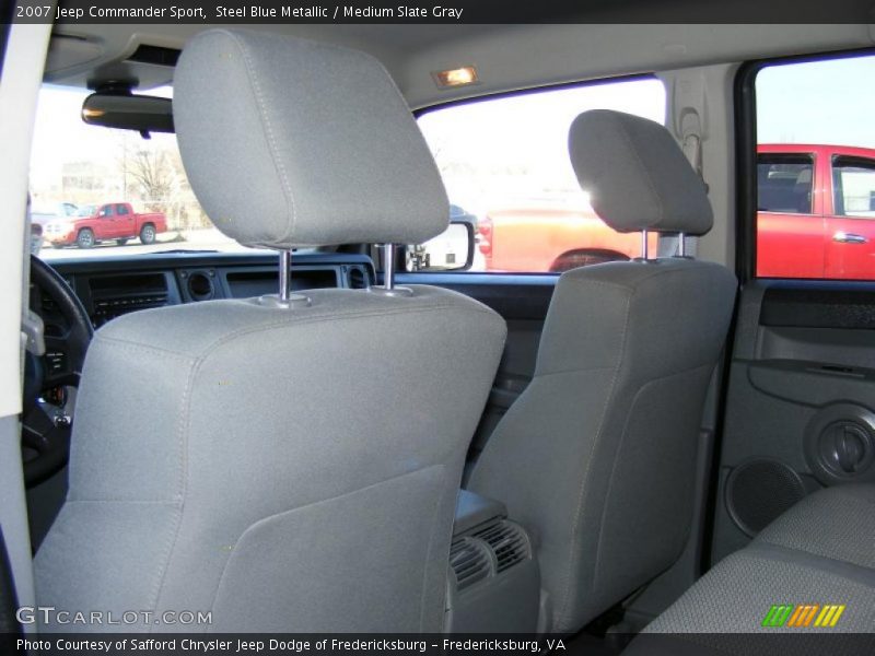 Steel Blue Metallic / Medium Slate Gray 2007 Jeep Commander Sport