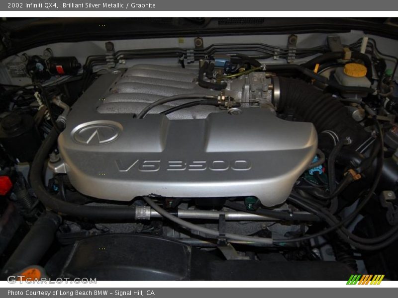 Brilliant Silver Metallic / Graphite 2002 Infiniti QX4