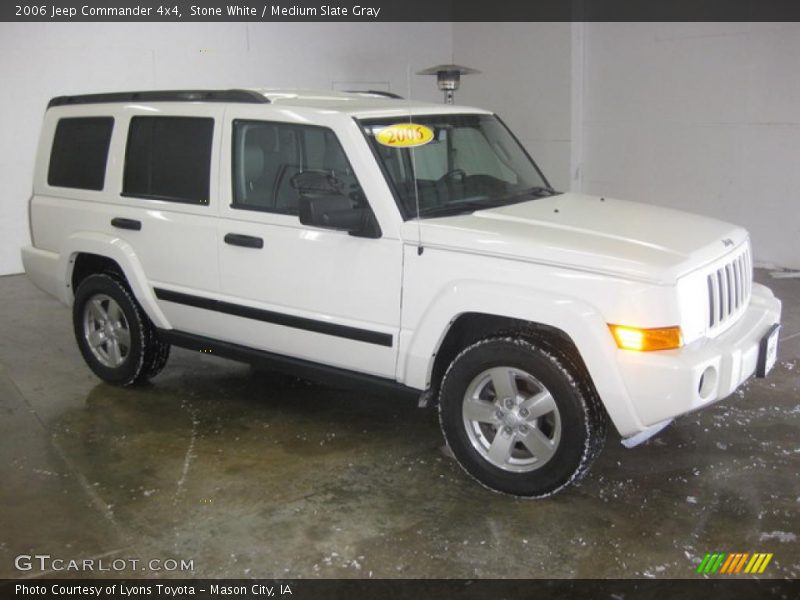 Stone White / Medium Slate Gray 2006 Jeep Commander 4x4