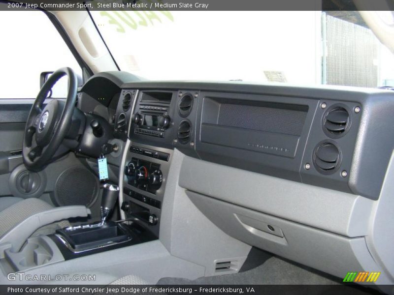Steel Blue Metallic / Medium Slate Gray 2007 Jeep Commander Sport