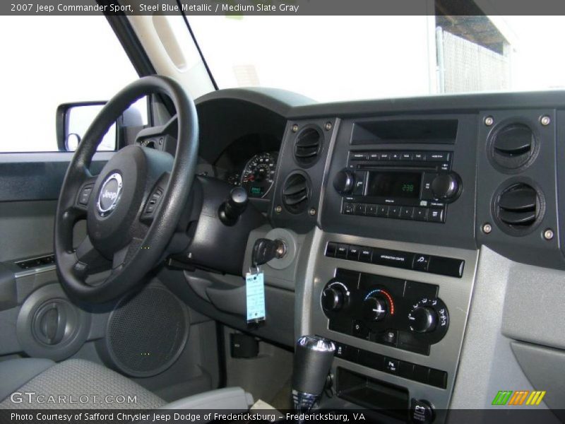 Steel Blue Metallic / Medium Slate Gray 2007 Jeep Commander Sport