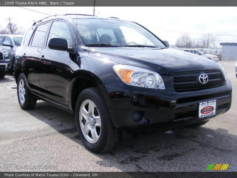 Black / Taupe 2008 Toyota RAV4 4WD