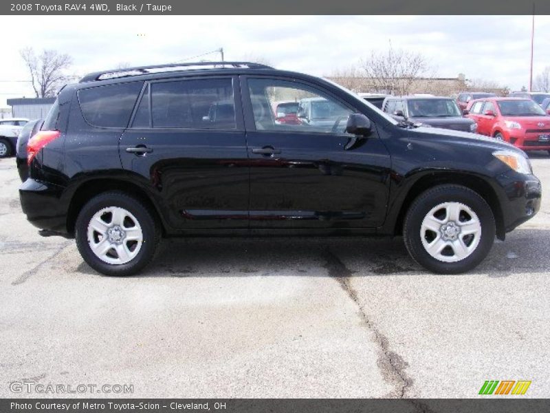 Black / Taupe 2008 Toyota RAV4 4WD
