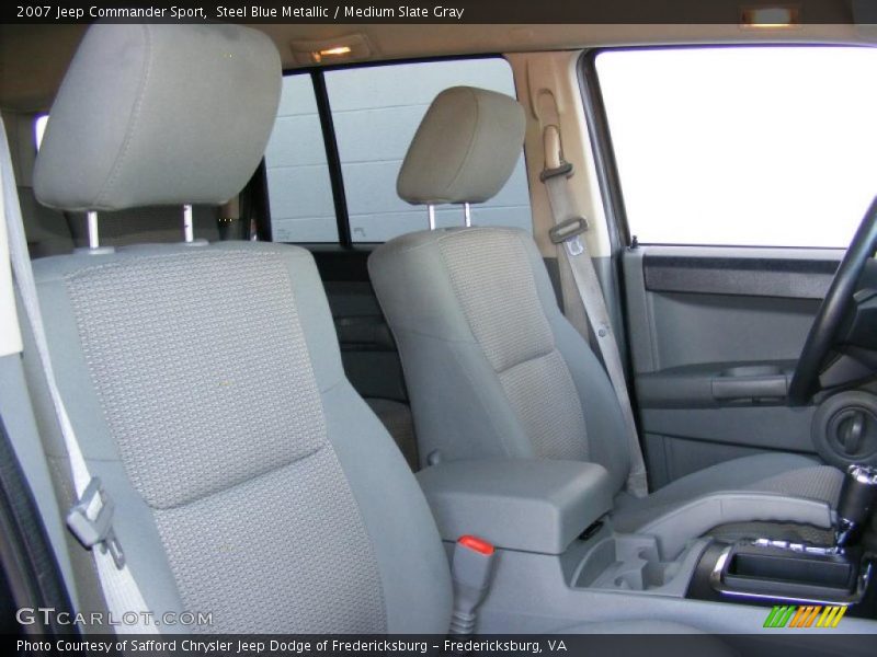 Steel Blue Metallic / Medium Slate Gray 2007 Jeep Commander Sport