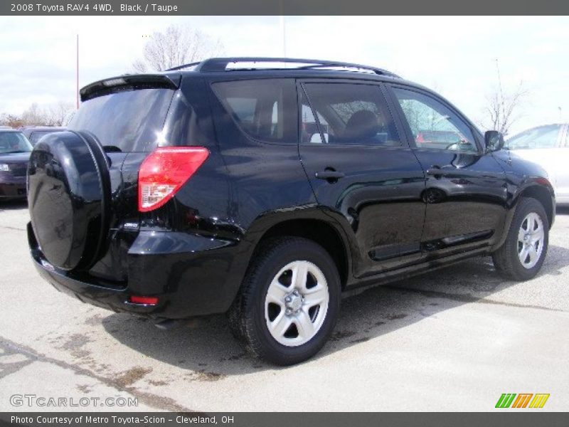 Black / Taupe 2008 Toyota RAV4 4WD