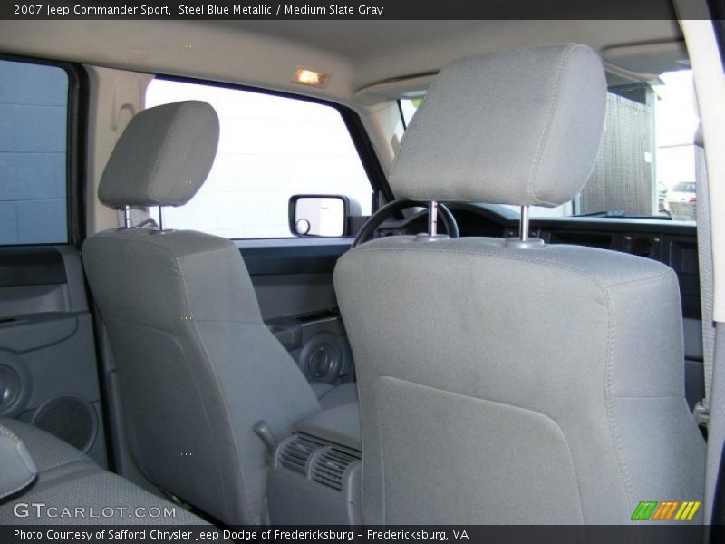 Steel Blue Metallic / Medium Slate Gray 2007 Jeep Commander Sport