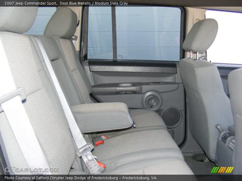 Steel Blue Metallic / Medium Slate Gray 2007 Jeep Commander Sport