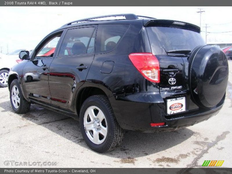 Black / Taupe 2008 Toyota RAV4 4WD