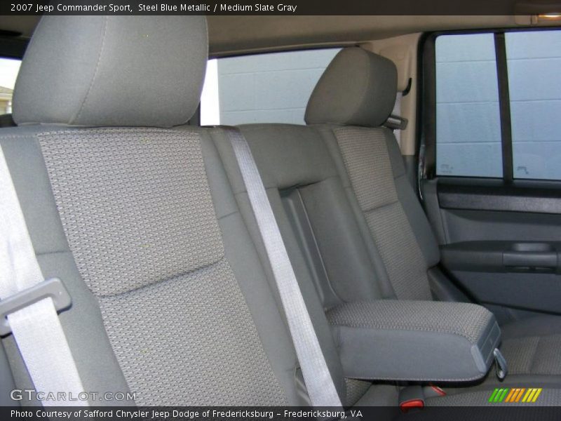 Steel Blue Metallic / Medium Slate Gray 2007 Jeep Commander Sport