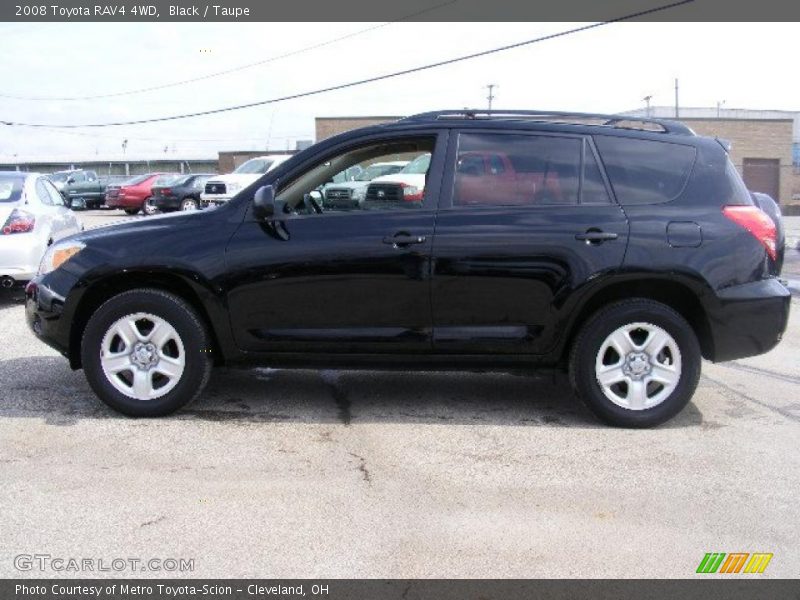 Black / Taupe 2008 Toyota RAV4 4WD
